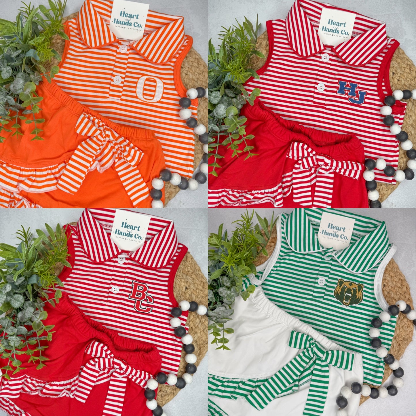 Girl’s School Spirit Skort Set IN STOCK