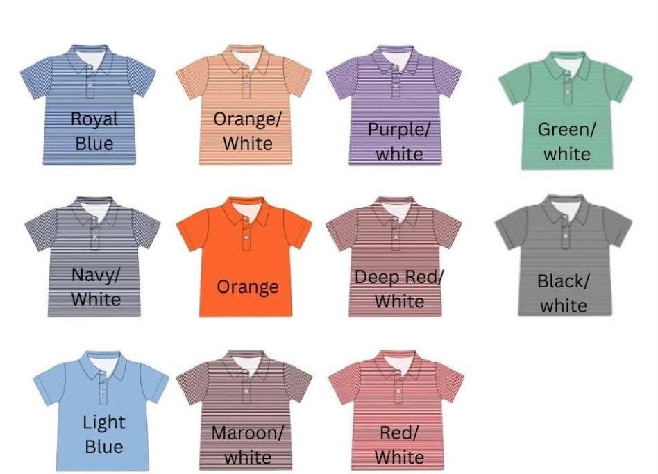 Boy's School Spirit Polo IN STOCK