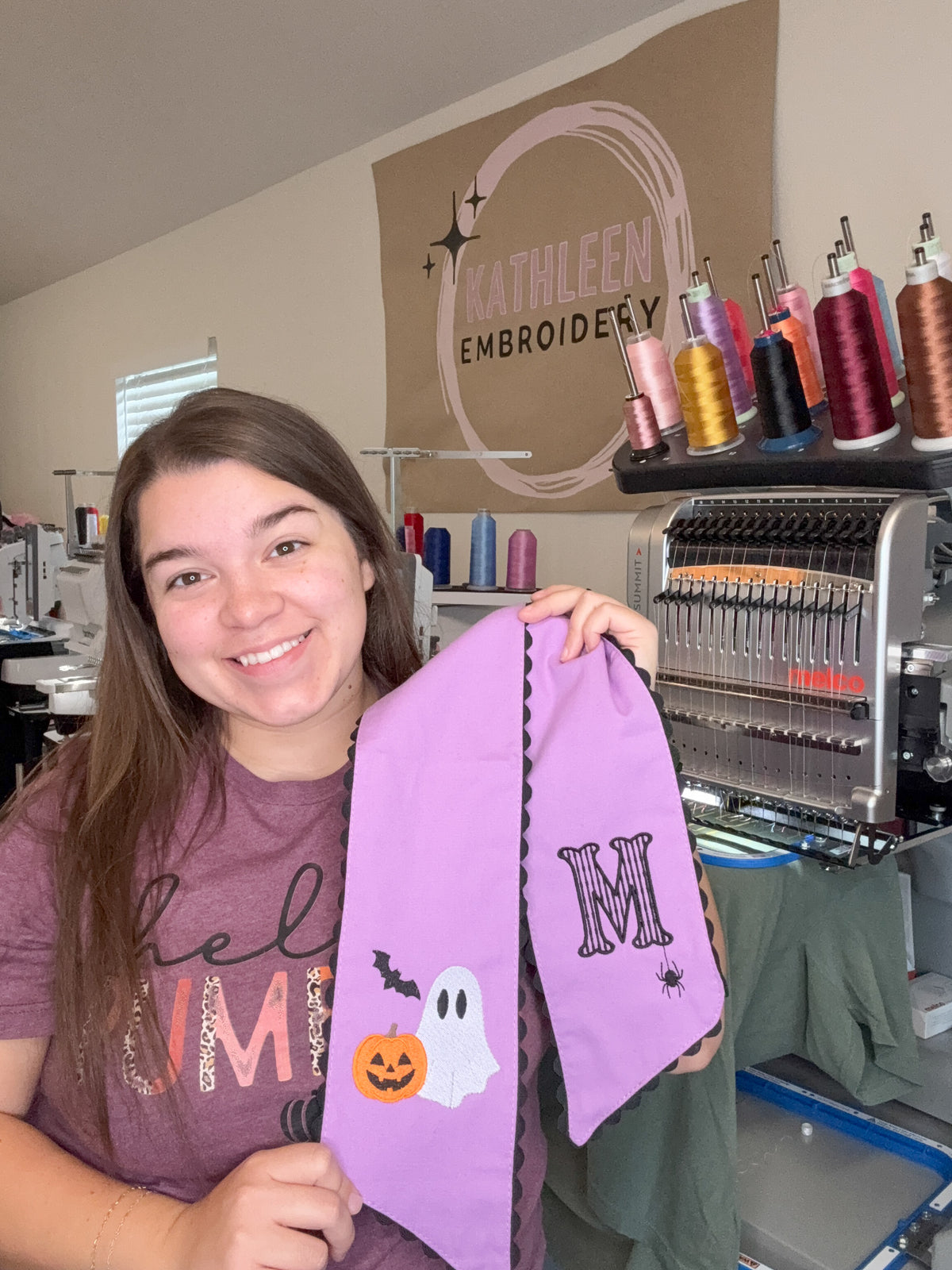 Halloween Wreath Sash