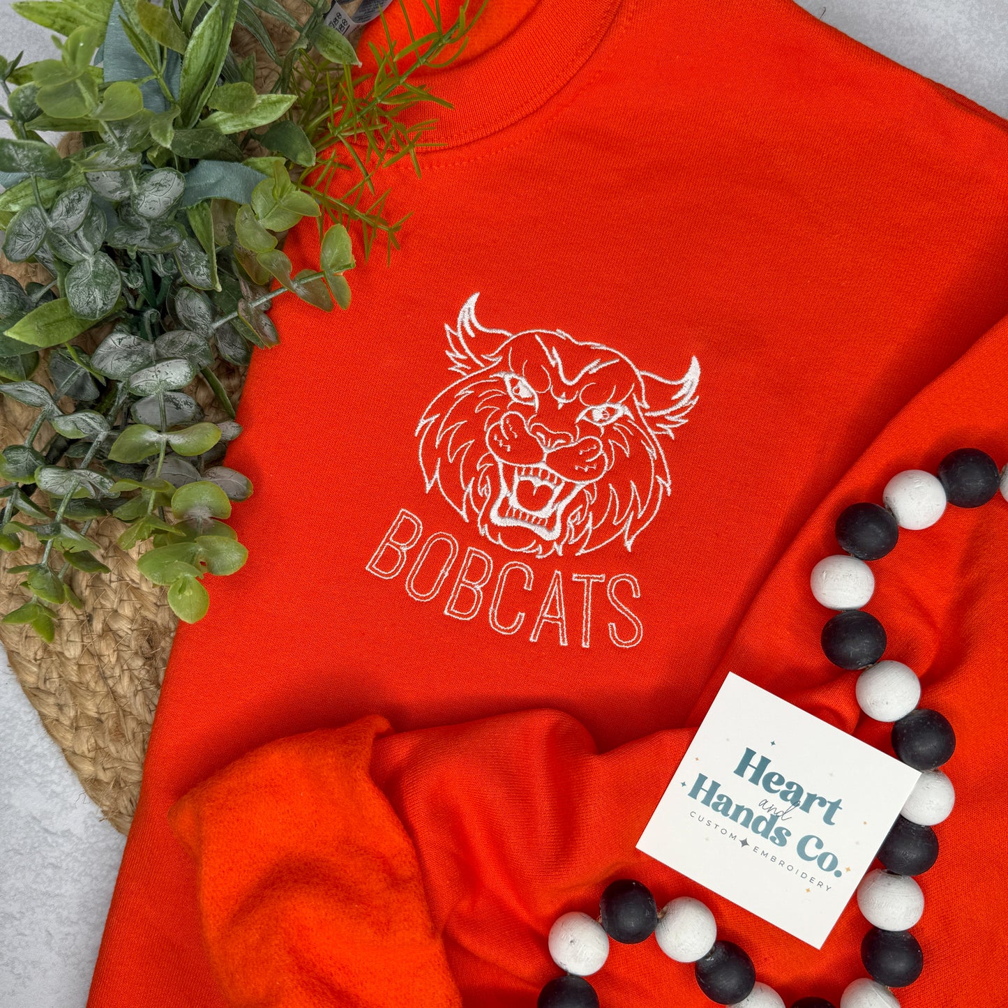 Bobcat Vintage Mascot School Sweatshirt