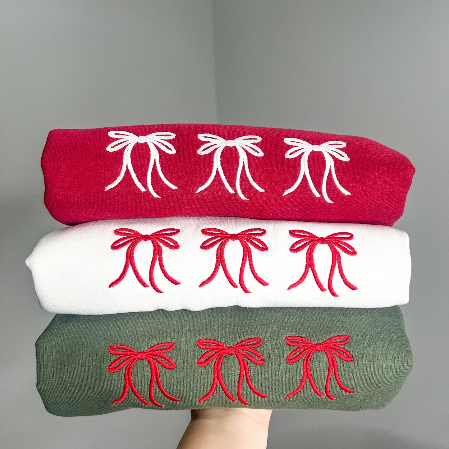 Bow Trio Sweatshirt