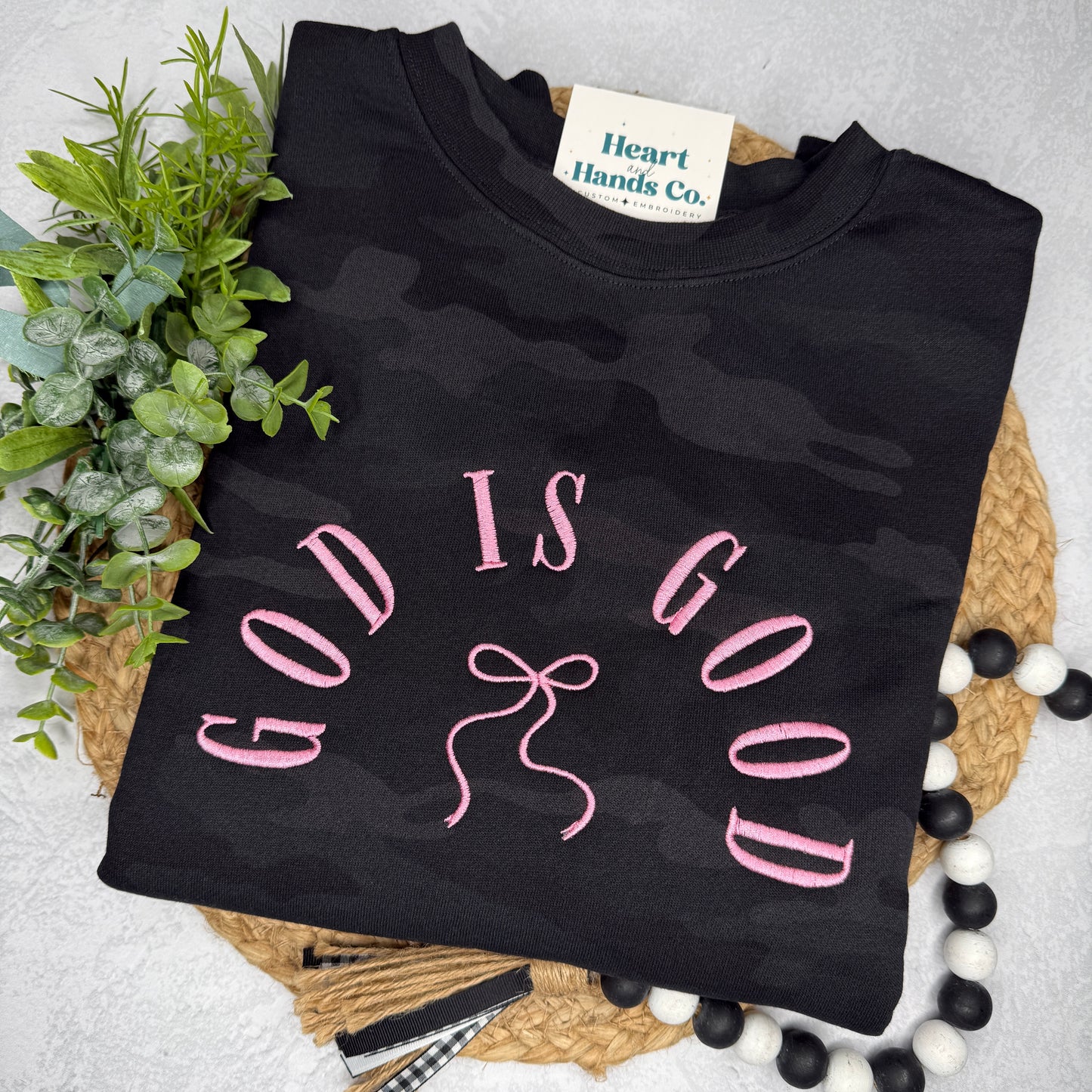 God is Good Camo Sweatshirt