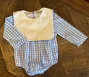 Gingham Straight Sleeve Bubble