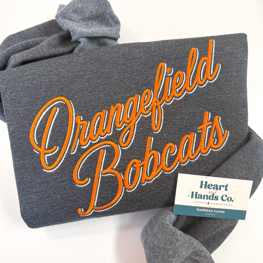 Orangefield Bobcats Custom Drawn Sweatshirt