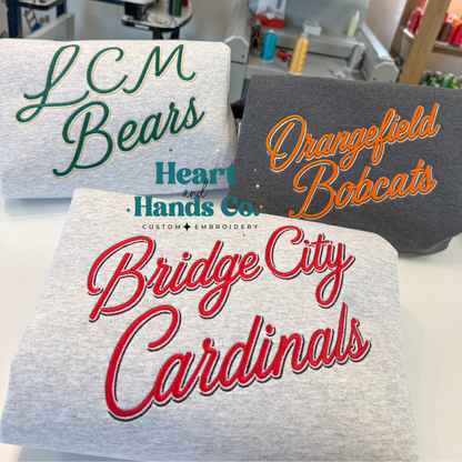 Bridge City Cardinals Custom Drawn Sweatshirt