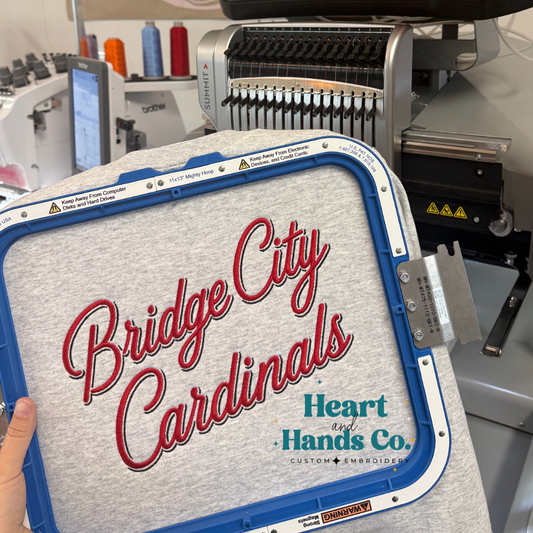 Bridge City Cardinals Custom Drawn Sweatshirt