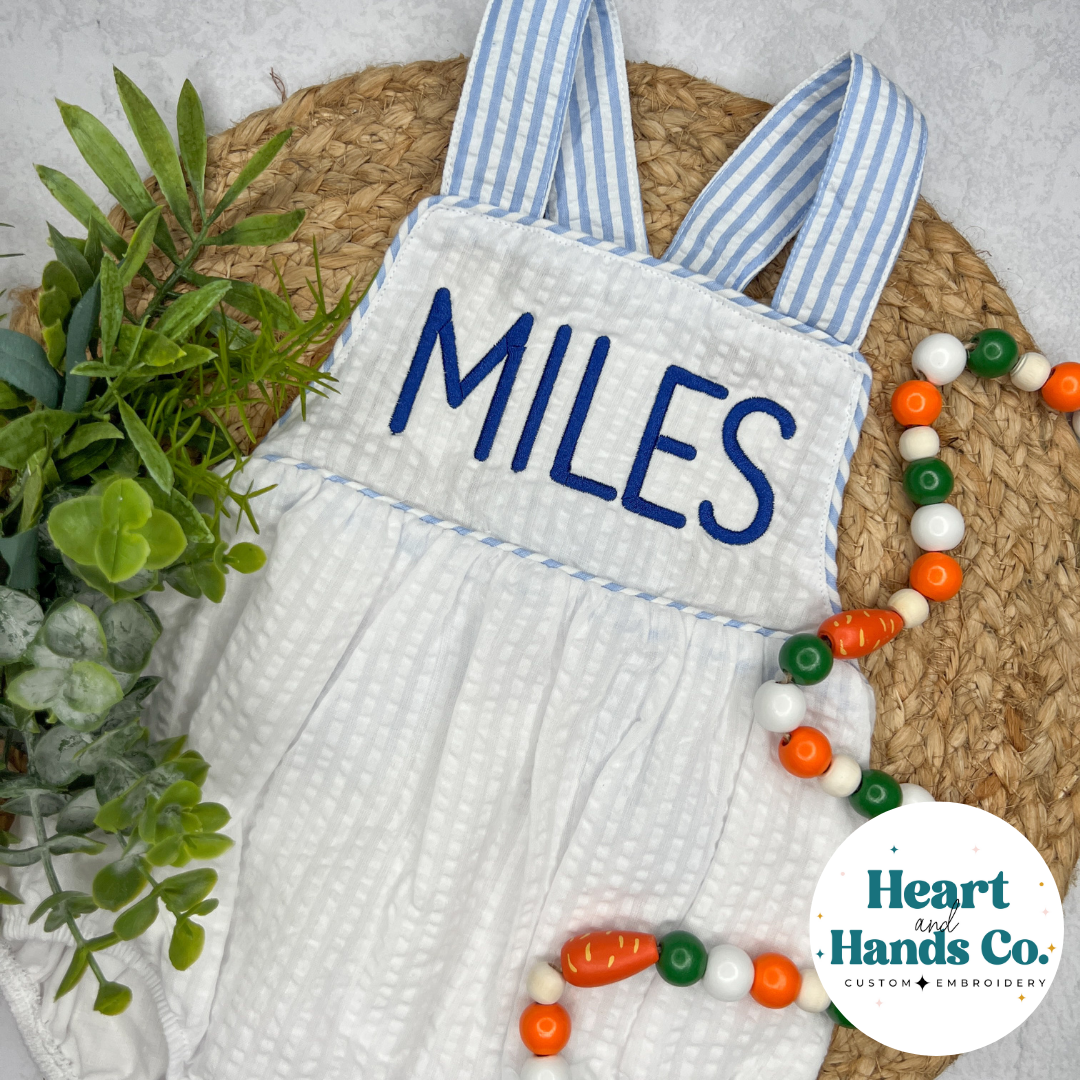 Boy's Seersucker Sun Bubble - Easter Collection