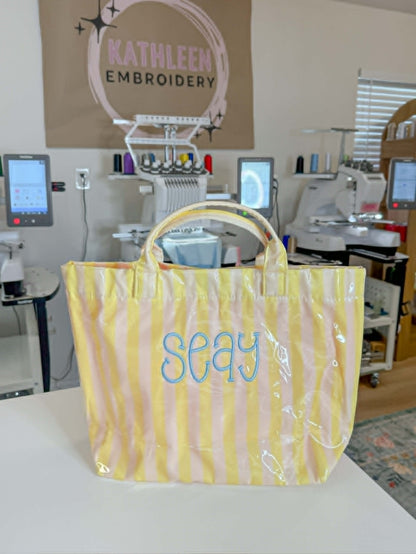 Stripe Bag Tote