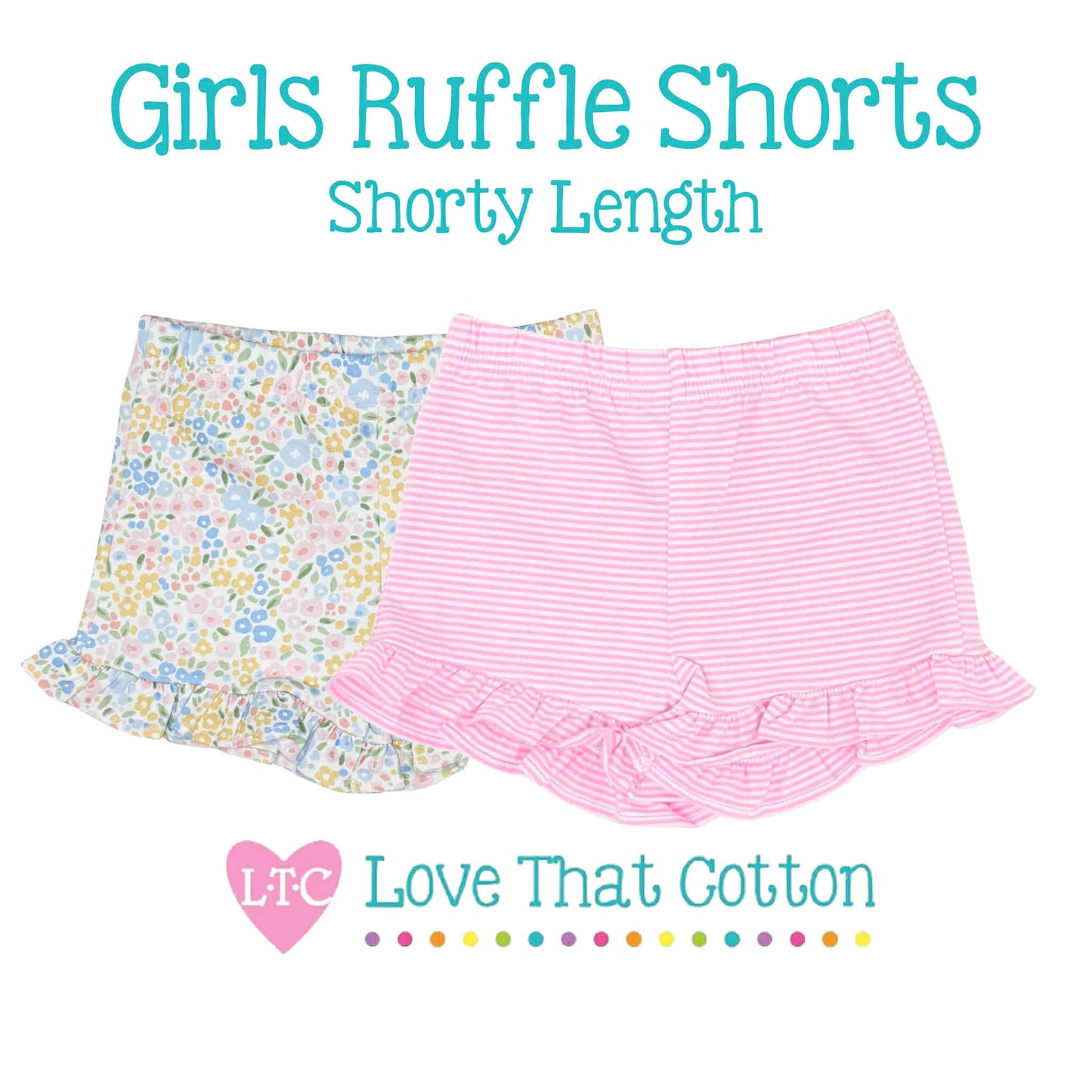 Scallop Monogram Applique Short Set