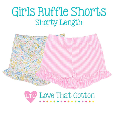 Scallop Monogram Applique Short Set