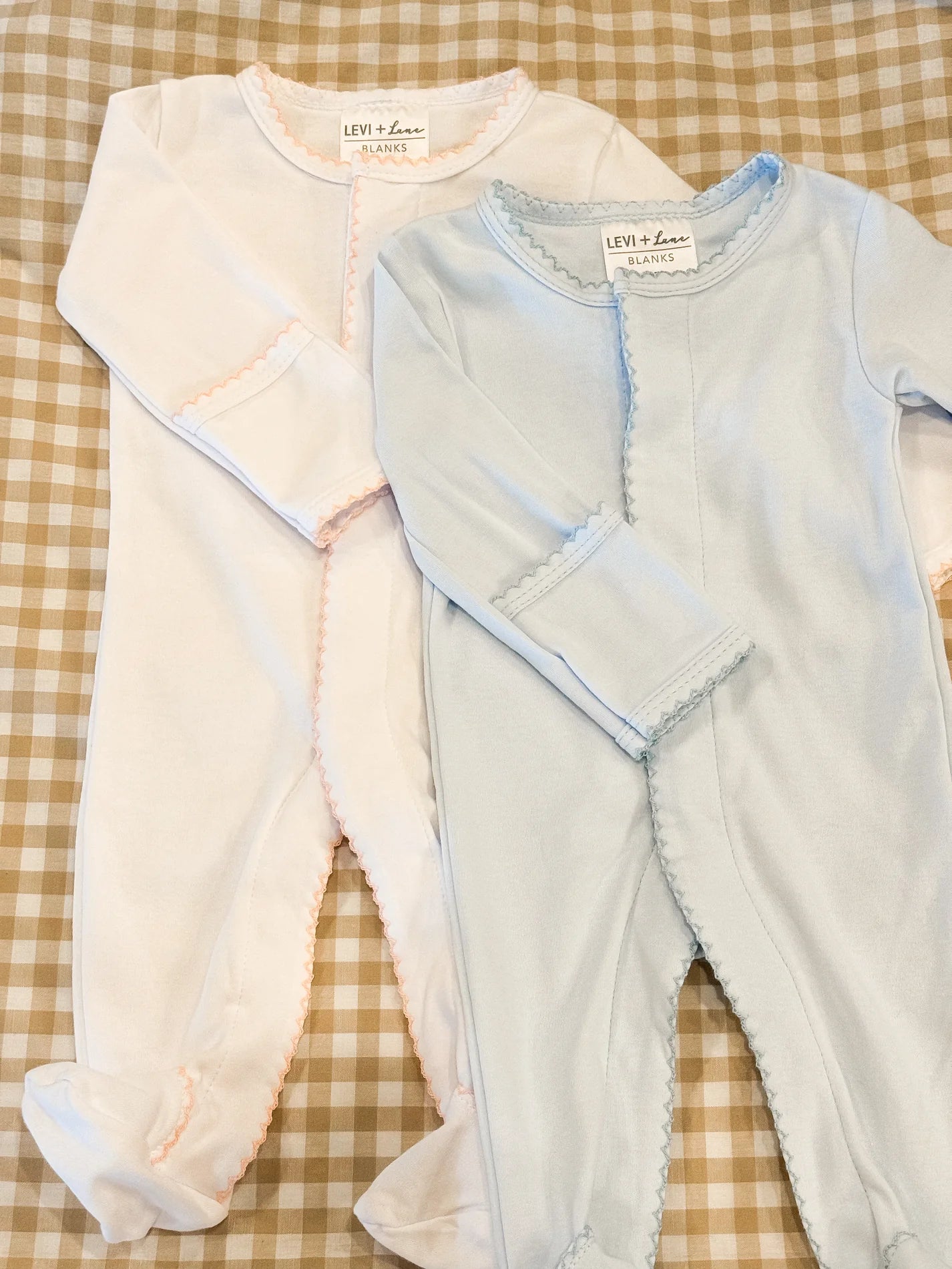 Picot Trim Baby Bundle Sets