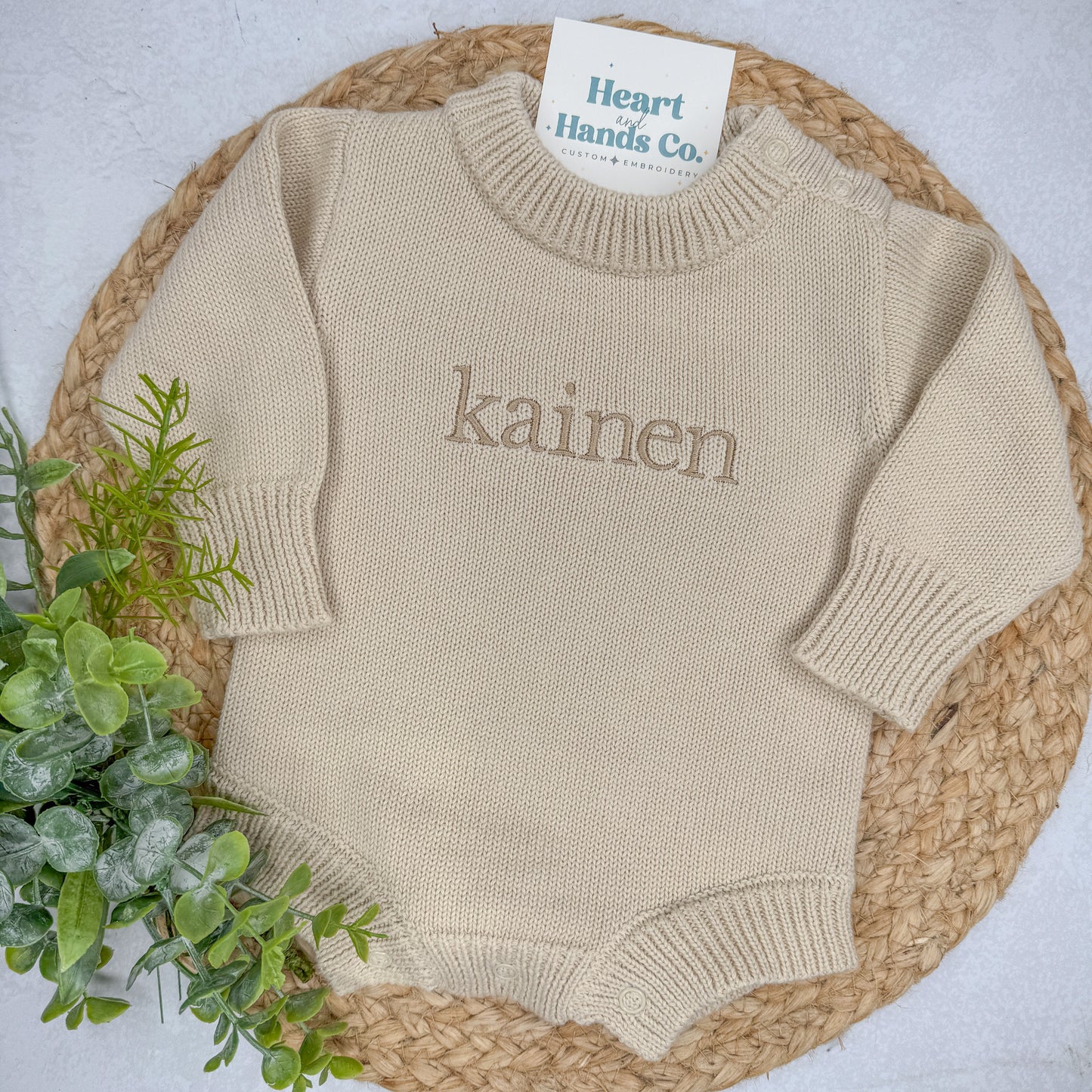 Knit Straight Rompers