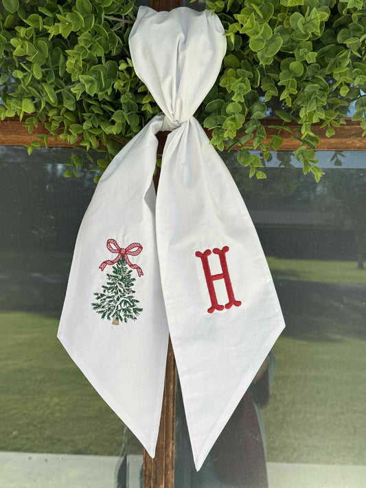 Christmas Tree w/ Bow Sash