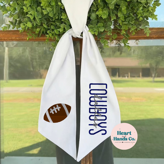 Cowboys Wreath Sash