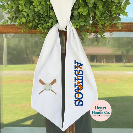 Astros Wreath Sash