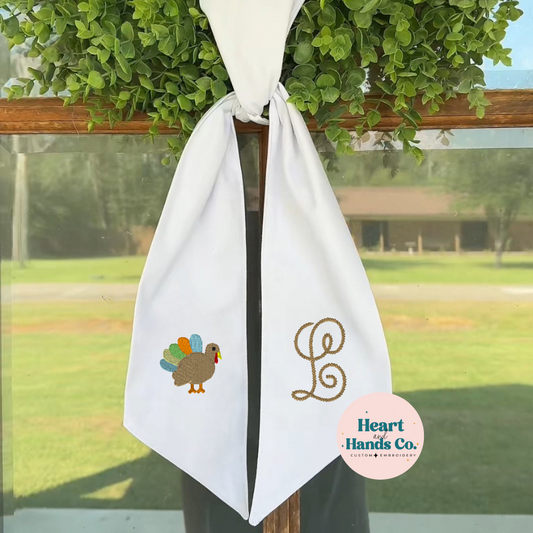 Turkey Wreath Sash