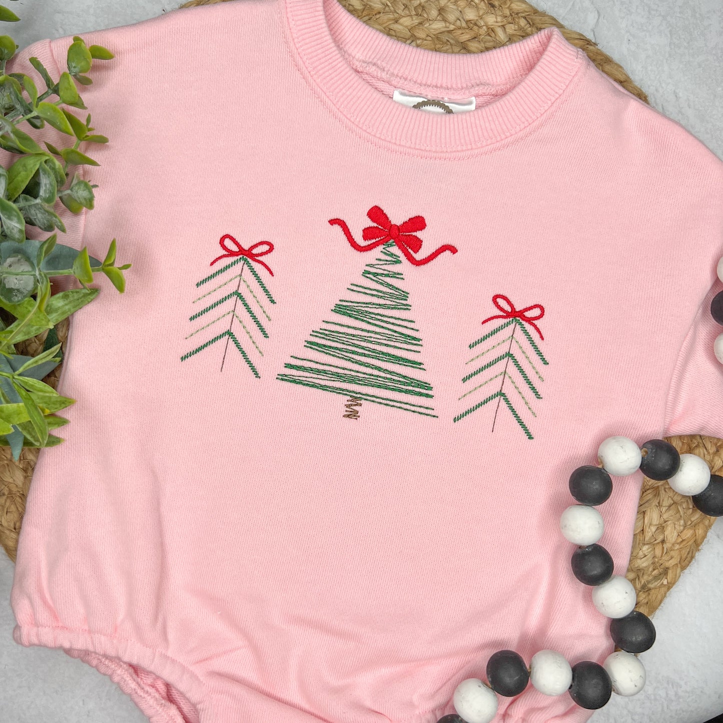 Girl Christmas Tree Trio Bubbles & Sweatshirts CIJ