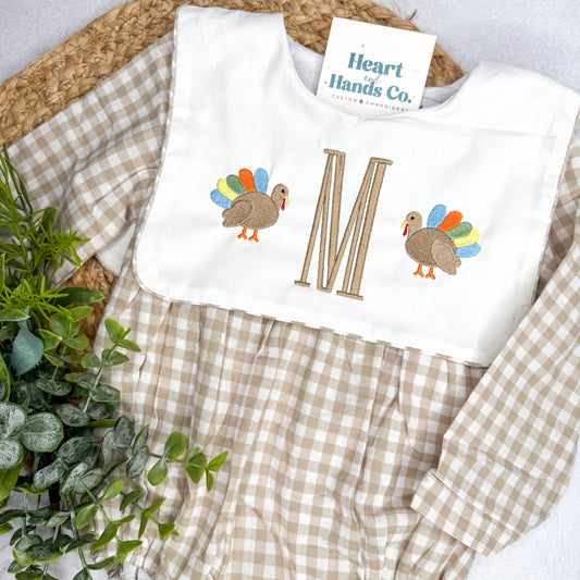 Gingham Straight Sleeve Bubble - IN STOCK