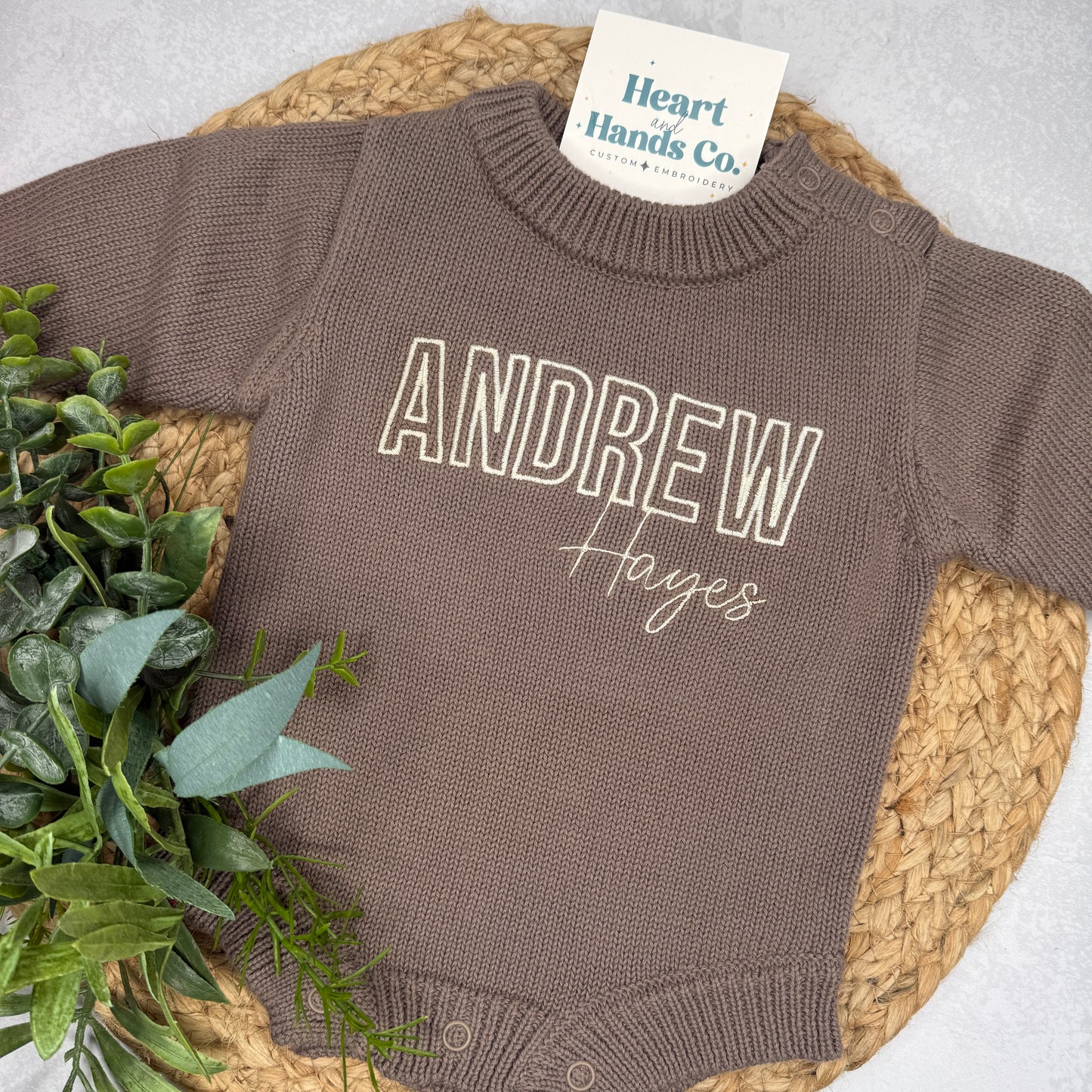 Knit Straight Rompers