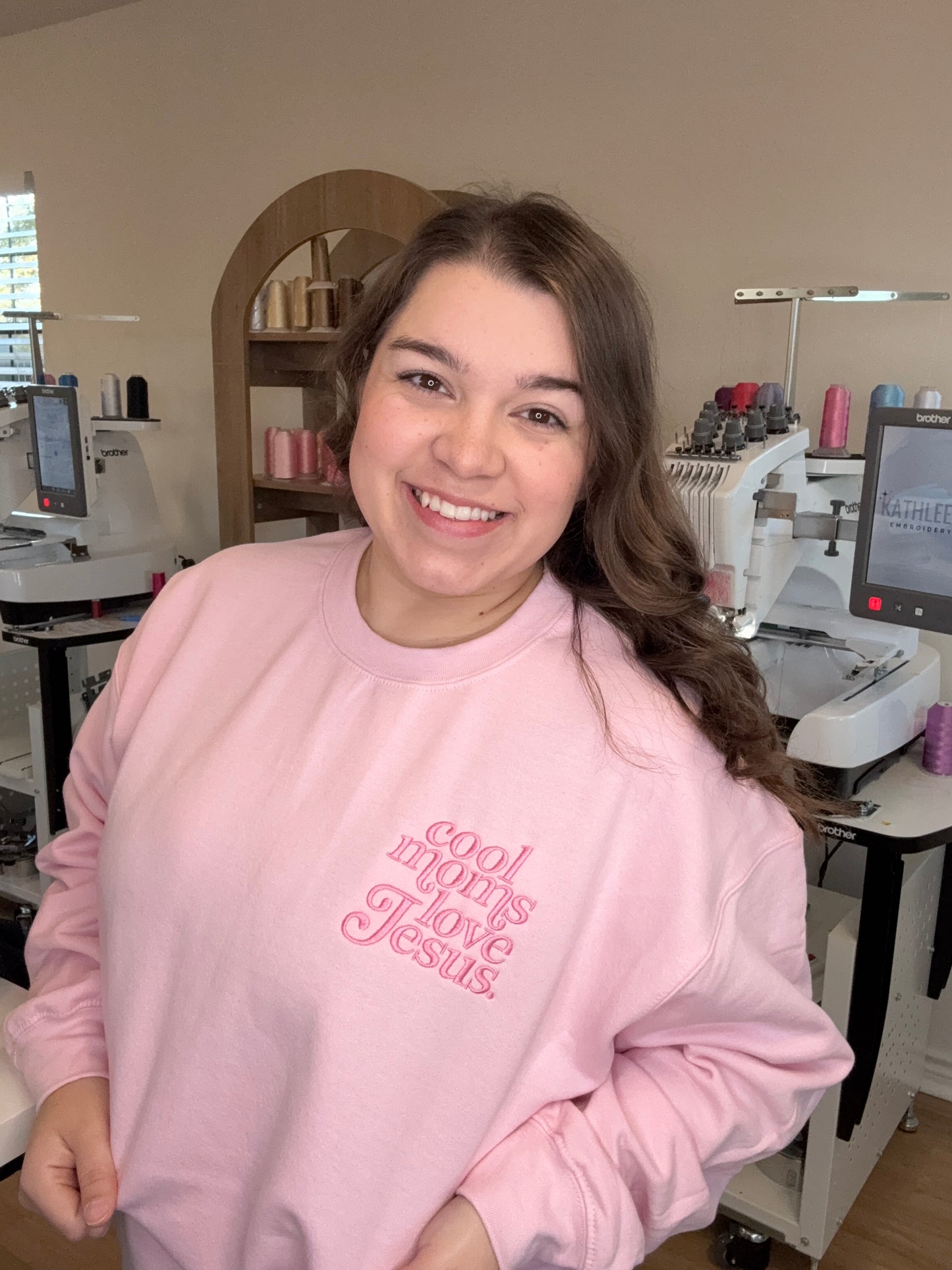 Cool Moms Love Jesus Sweatshirt