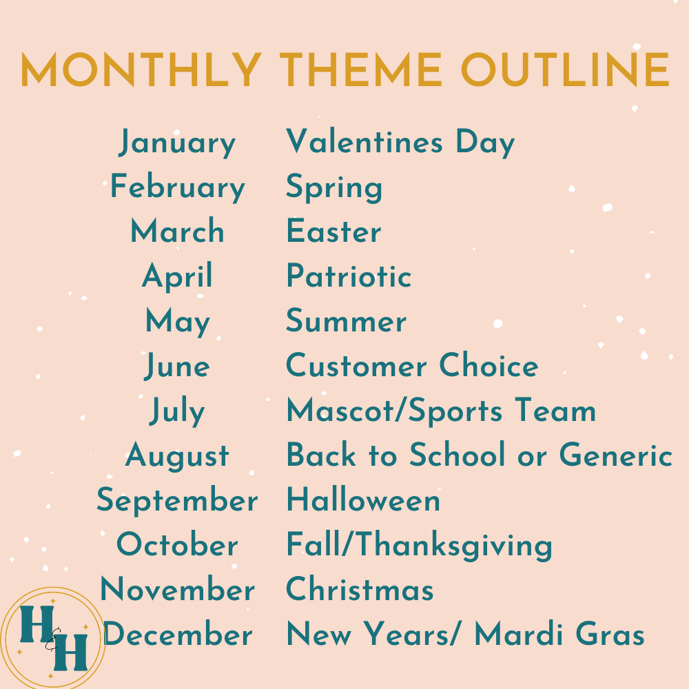 Monthly Mystery Wreath Sash Subscription