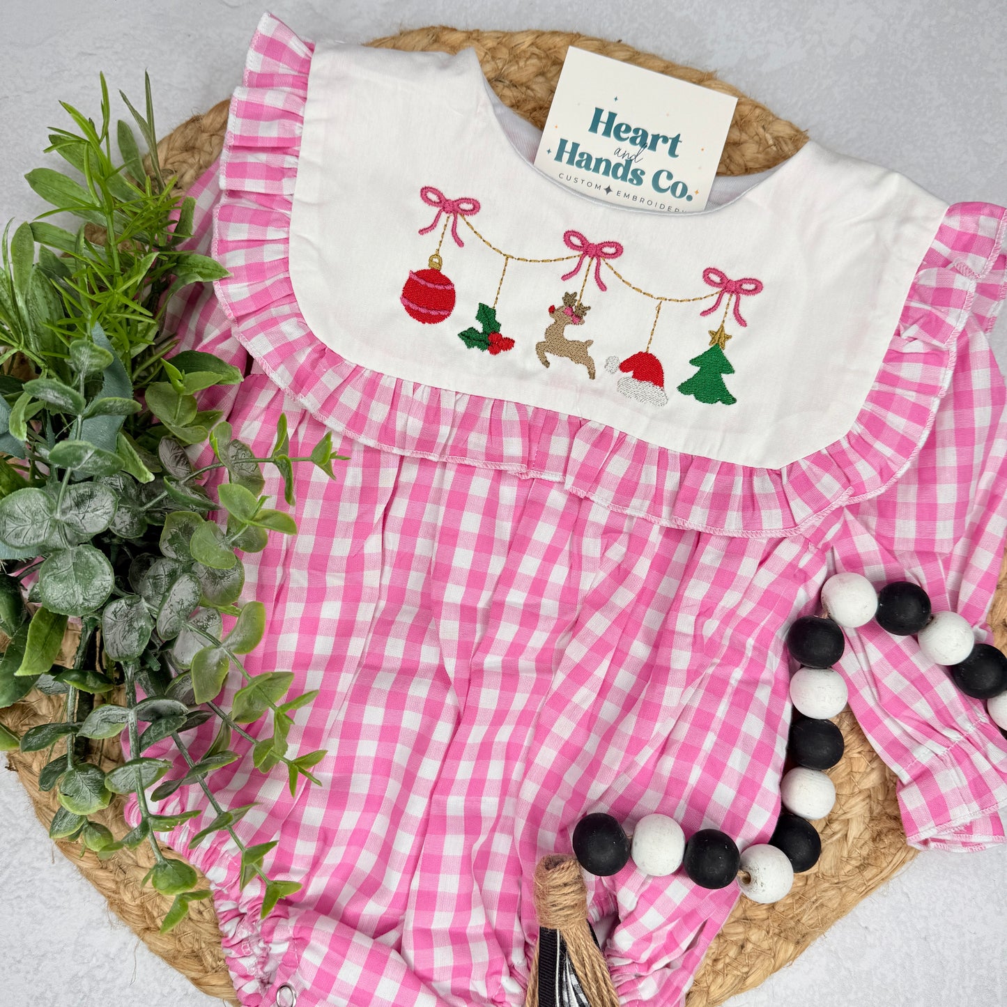 Gingham Christmas Bubble & Dress CIJ