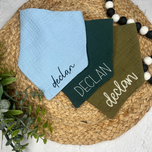 Muslin Bandana Bibs