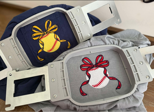 Baseball Bow School Spirit Pullover/Tee/Sweatshirt