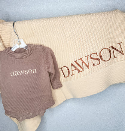 Knit Straight Rompers