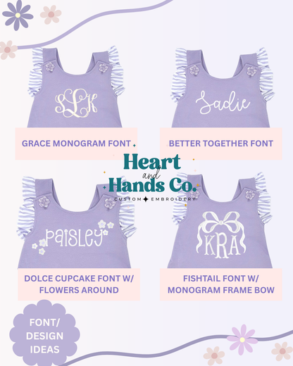Purple Swing Back Set PRE-ORDER TAT: Aug/Sept