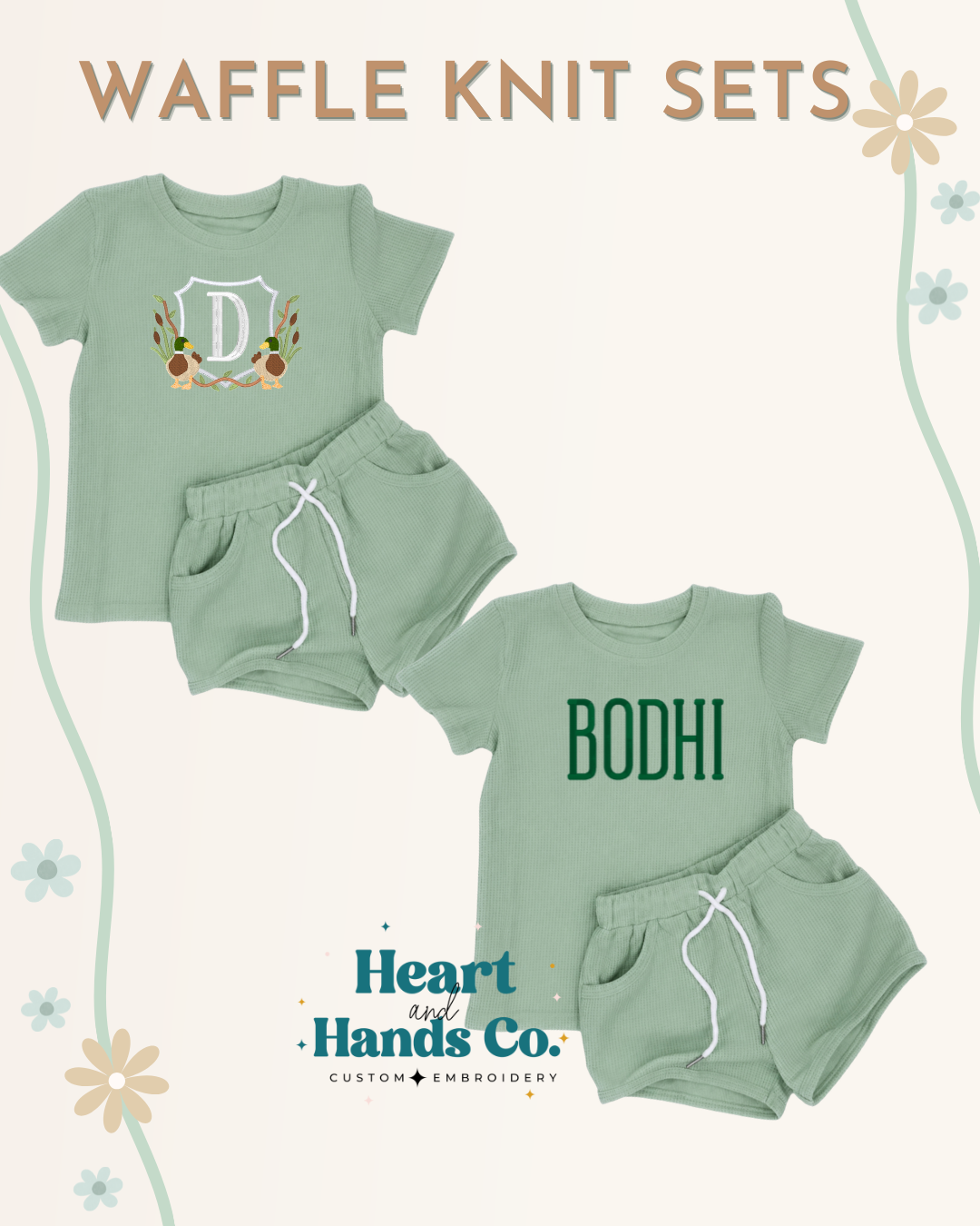 Boys Waffle Knit Set PRE-ORDER TAT: Aug/Sept