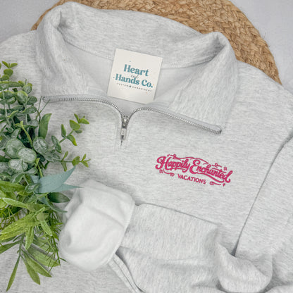 Quarter Zip Pullover - Happily Enchanted Vacations