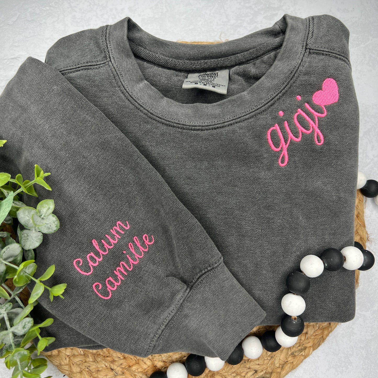 Neckline Sweatshirt - ANY NAME