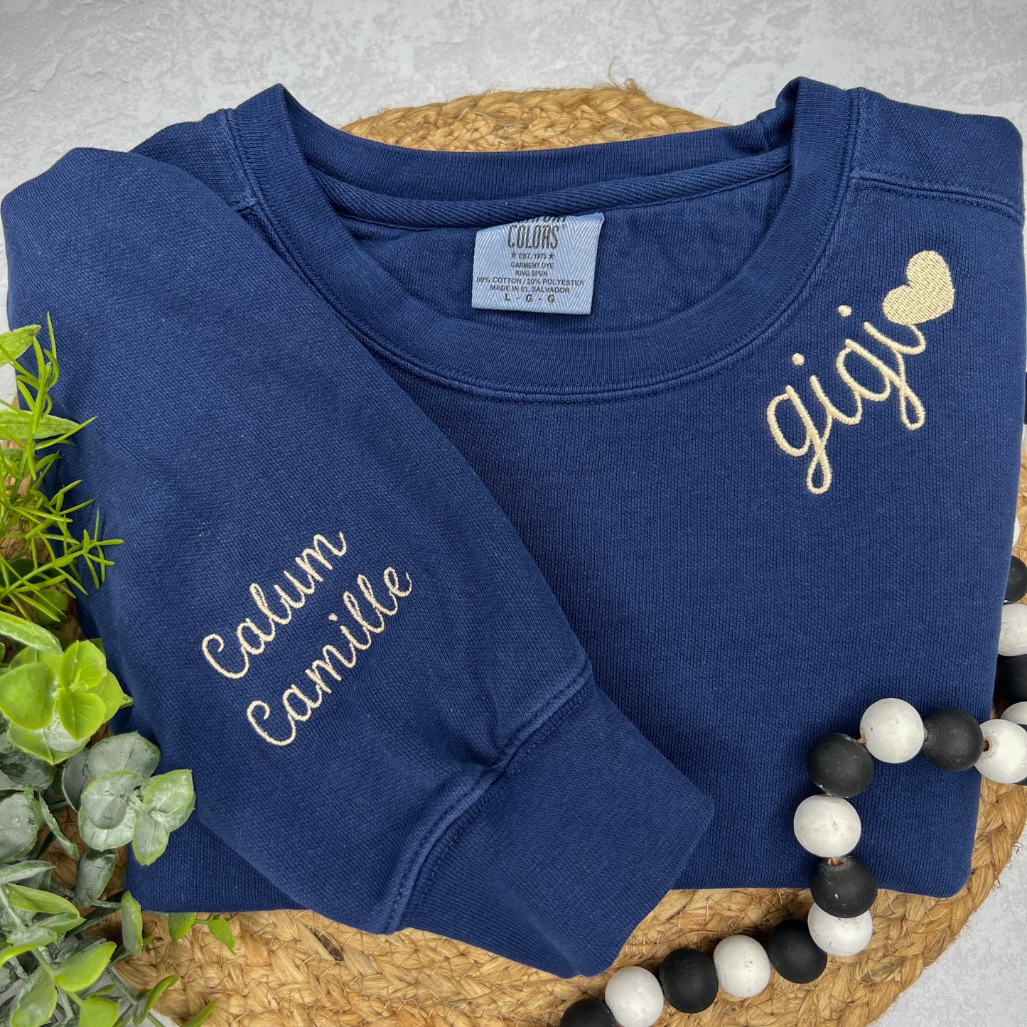 Neckline Sweatshirt - ANY NAME