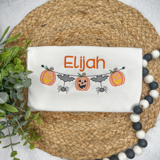 Spider, Bats & Jack O Lantern Halloween Outfit