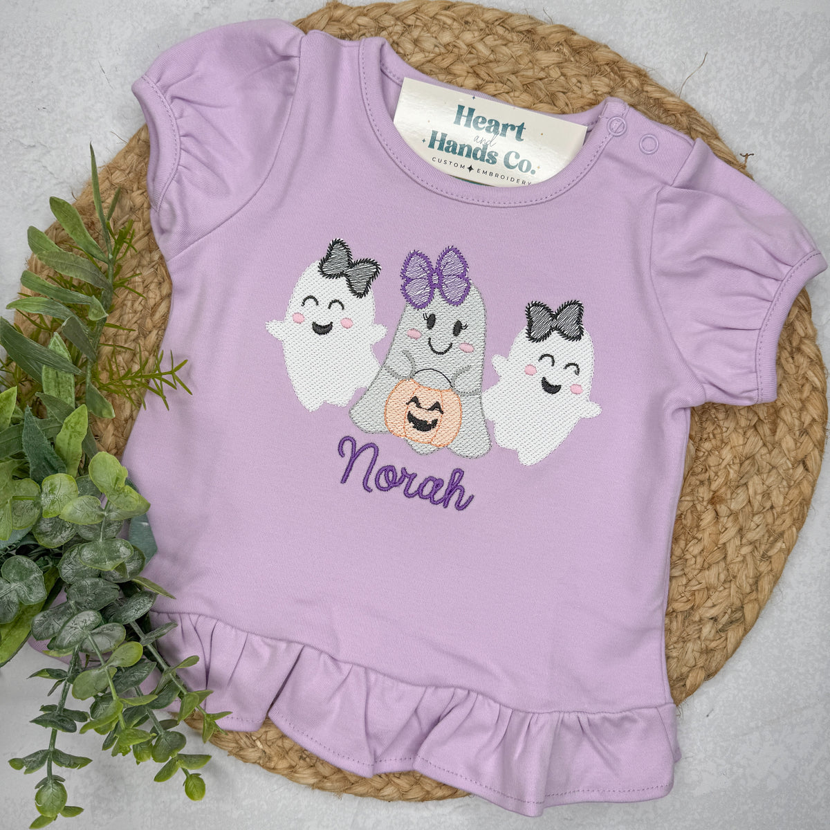 Girl's Trio Ghost Halloween Outfit