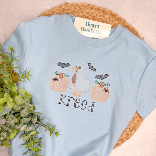 Boy's Duck Ghost Halloween Outfit