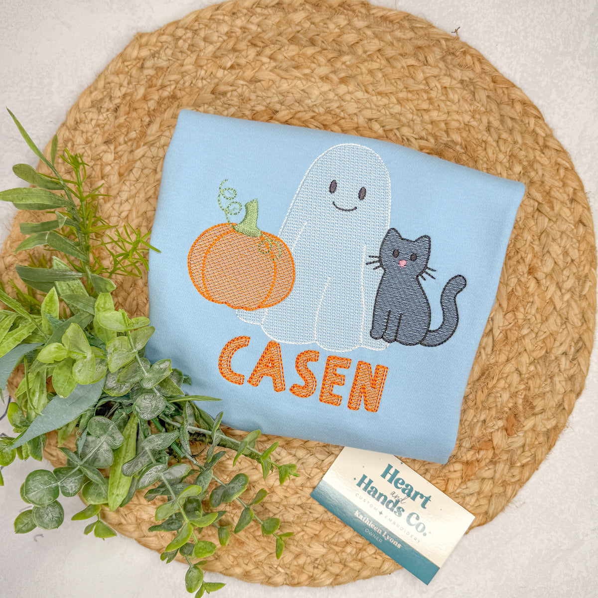 Boy's Ghost, Cat, Pumpkin Halloween Outfit
