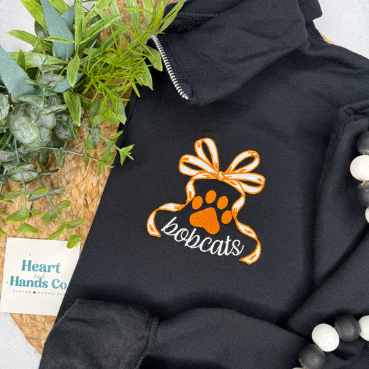 Bobcats Bow School Spirit Pullover/Tee/Sweatshirt