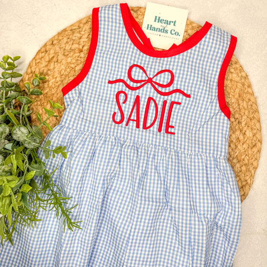 All American Gingham Dress