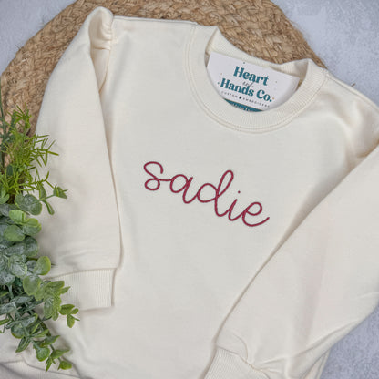 BLACK FRIDAY - KIDS NAME SWEATSHIRT