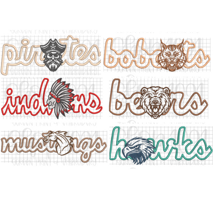 Vintage Mascot School Spirit T-Shirt/Sweatshirt