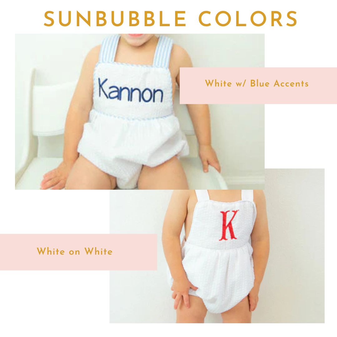 Boy's Seersucker Sun Bubble - Easter Collection