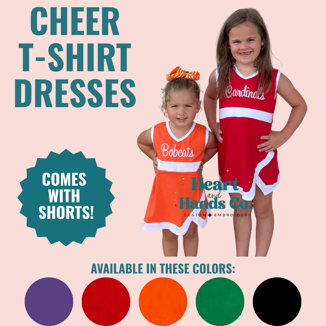 Cheer T-Shirt Dresses