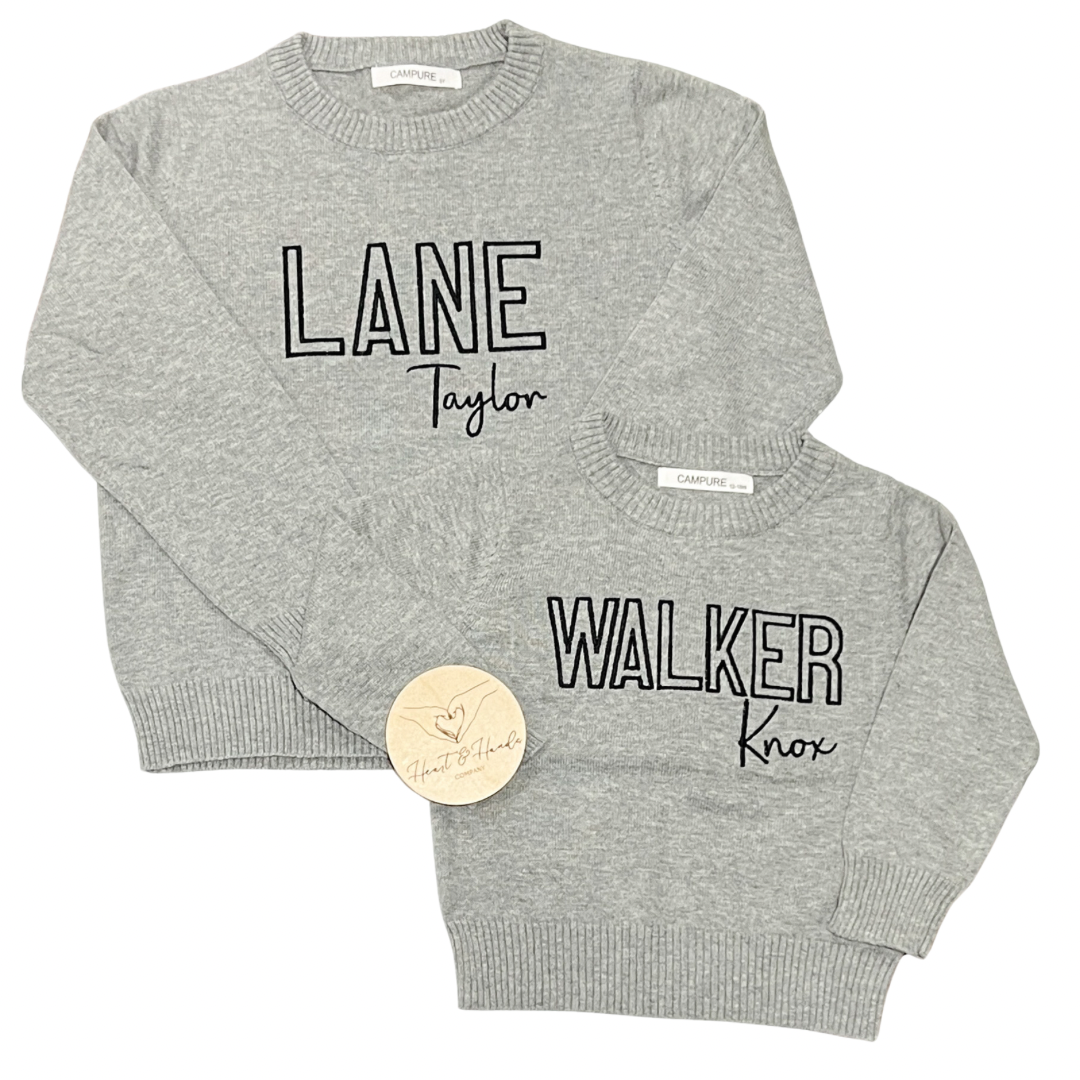 Name Sweater