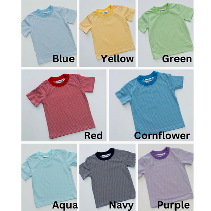 Knit Striped T-Shirt PRE-ORDER TAT: 3-4 weeks