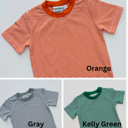 Knit Striped T-Shirt PRE-ORDER TAT: 3-4 weeks